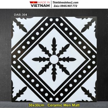 Gạch Bông Men 30x30 Dacera DAB-304