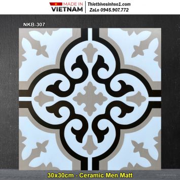 Gạch Bông Men 30x30 Dacera NKB-307