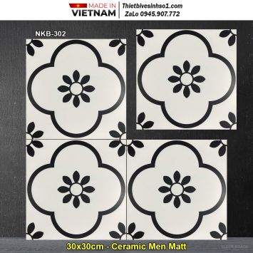 Gạch Bông Men 30x30 Dacera NKB-302