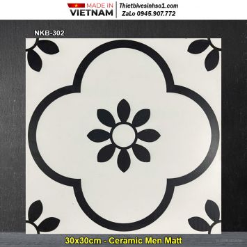 Gạch Bông Men 30x30 Dacera NKB-302