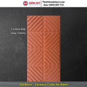 Gạch Cotto Lá Dừa Kép Gốm Mỹ
