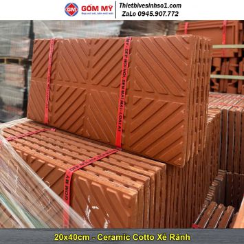 Gạch Cotto Lá Dừa Kép Gốm Mỹ 2