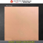 Gạch Lát Sân Cotto Đất Việt 50x50 Kem Vàng