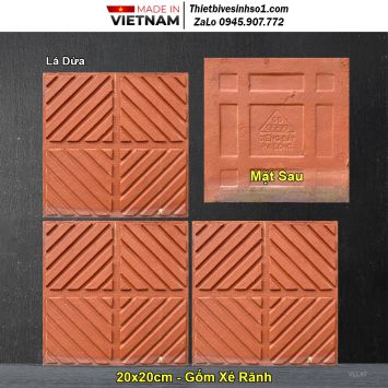 Gạch Lá Dừa 20x20 Giếng Đáy Hạ Long