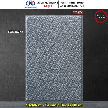 Gạch 40x60 Hoàng Hà FXK46255 Sọc Xanh Ghi