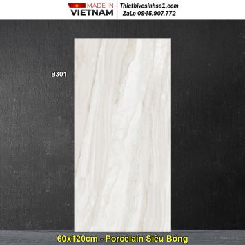 Gạch 60x120 Prime 8301 Vân Đá Sáng