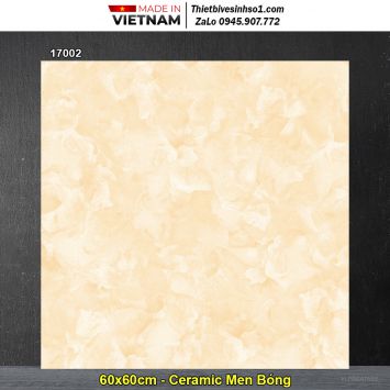 Gạch 60x60 Prime 17002 Vân Vàng Kem