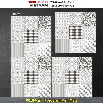 Gạch 60x60 Prime 8472 Bông Giả Cổ