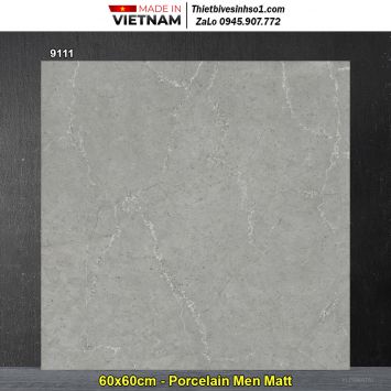 Gạch 60x60 Prime 9111 Vân Xi Măng