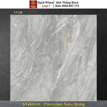 Gạch 60x60 Prime 17126 Vân Đá Ghi