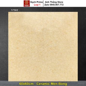 Gạch 60x60 Prime 17502 Vân Vàng