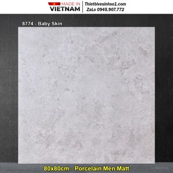 Gạch 80x80 Prime 8774 Vân Xám