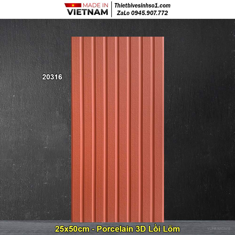 Gạch Thẻ Trang Trí 25x50 Prime 20316