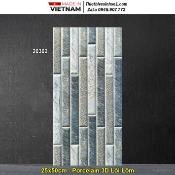 Gạch Thẻ Trang Trí 25x50 Prime 20302