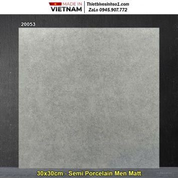 Gạch 30x30 Prime 20053 Vân Xi Măng