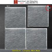 Gạch 50x50 Prime 9817 Vân Xi Măng