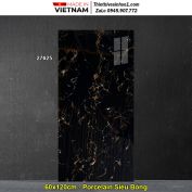 Gạch 60x120 Prime 27625 Đen Vân Vàng