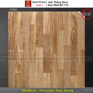 Gạch 80x80 Prime Vân Gỗ 17505