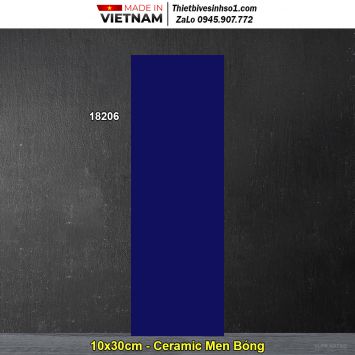 Gạch Thẻ Xanh 10x30 PRIME 18206
