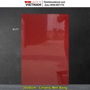 Gạch 30x45 Prime 9177 Đỏ Trơn
