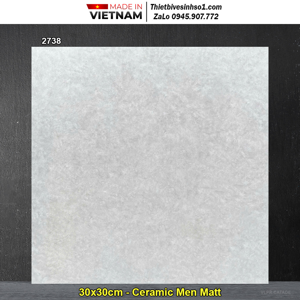 Gạch 30x30 Prime 2738 Vân Xám