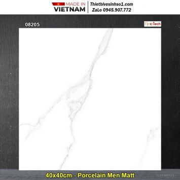 Gạch 40x40 Prime 08205 Trắng Khói