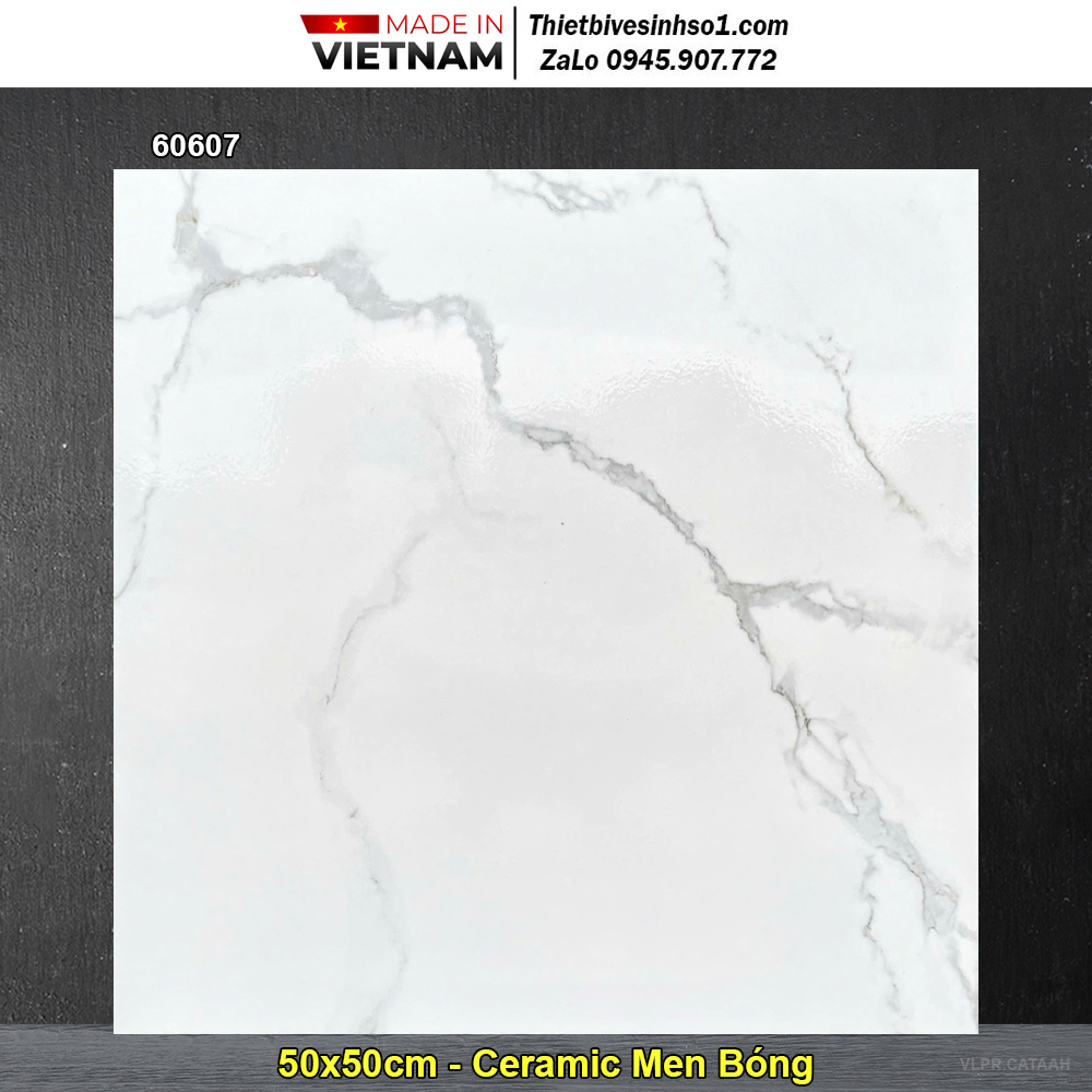 Gạch 50x50 Prime 60607 Trắng Khói