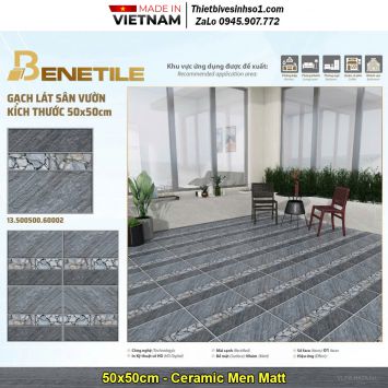 Gạch 50x50 Prime 60002 Lát Sân