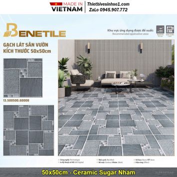 Gạch 50x50 Prime 60008 Lát Sân