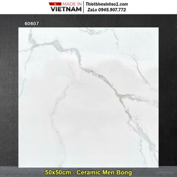 Gạch 50x50 Prime 60607 Trắng Khói