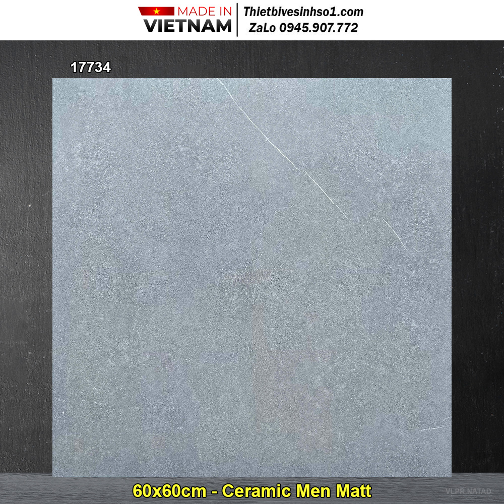 Gạch 60x60 Prime 17734 Vân Xám Xanh