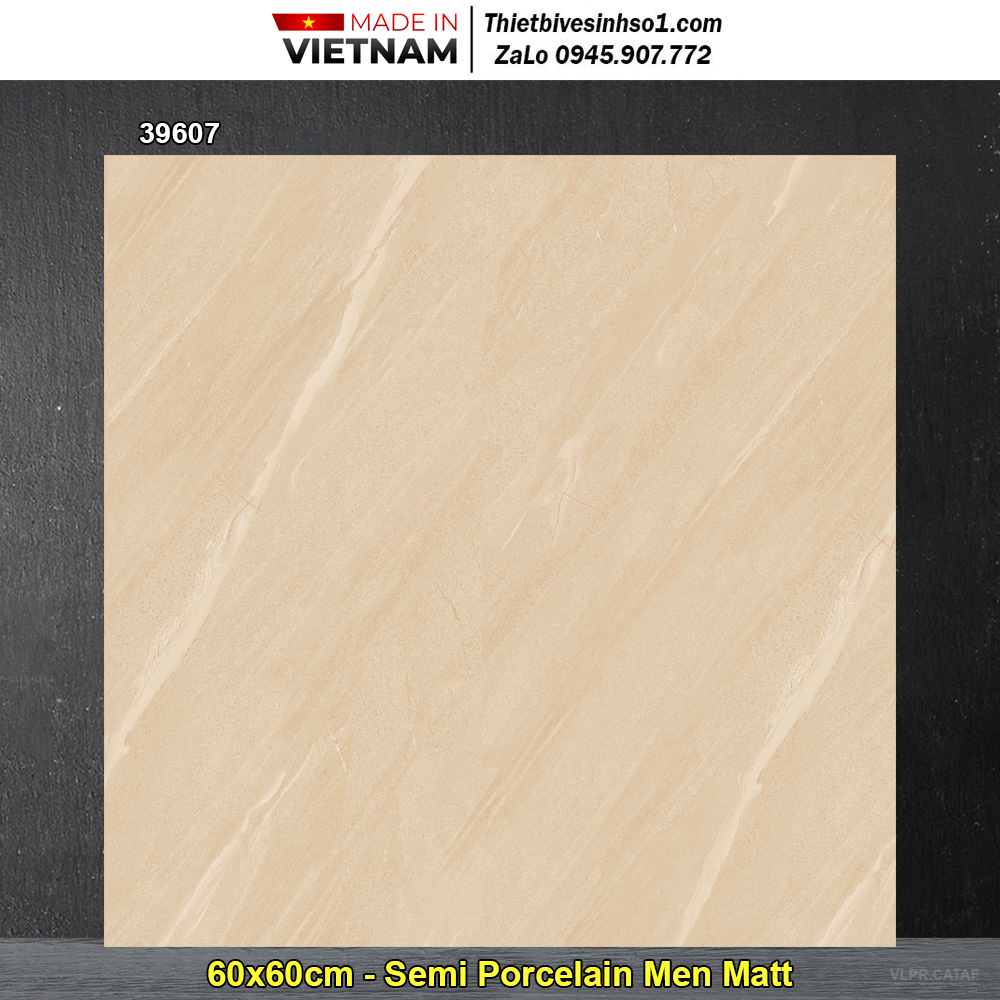 Gạch 60x60 Prime 39607 Vân Sọc Vàng
