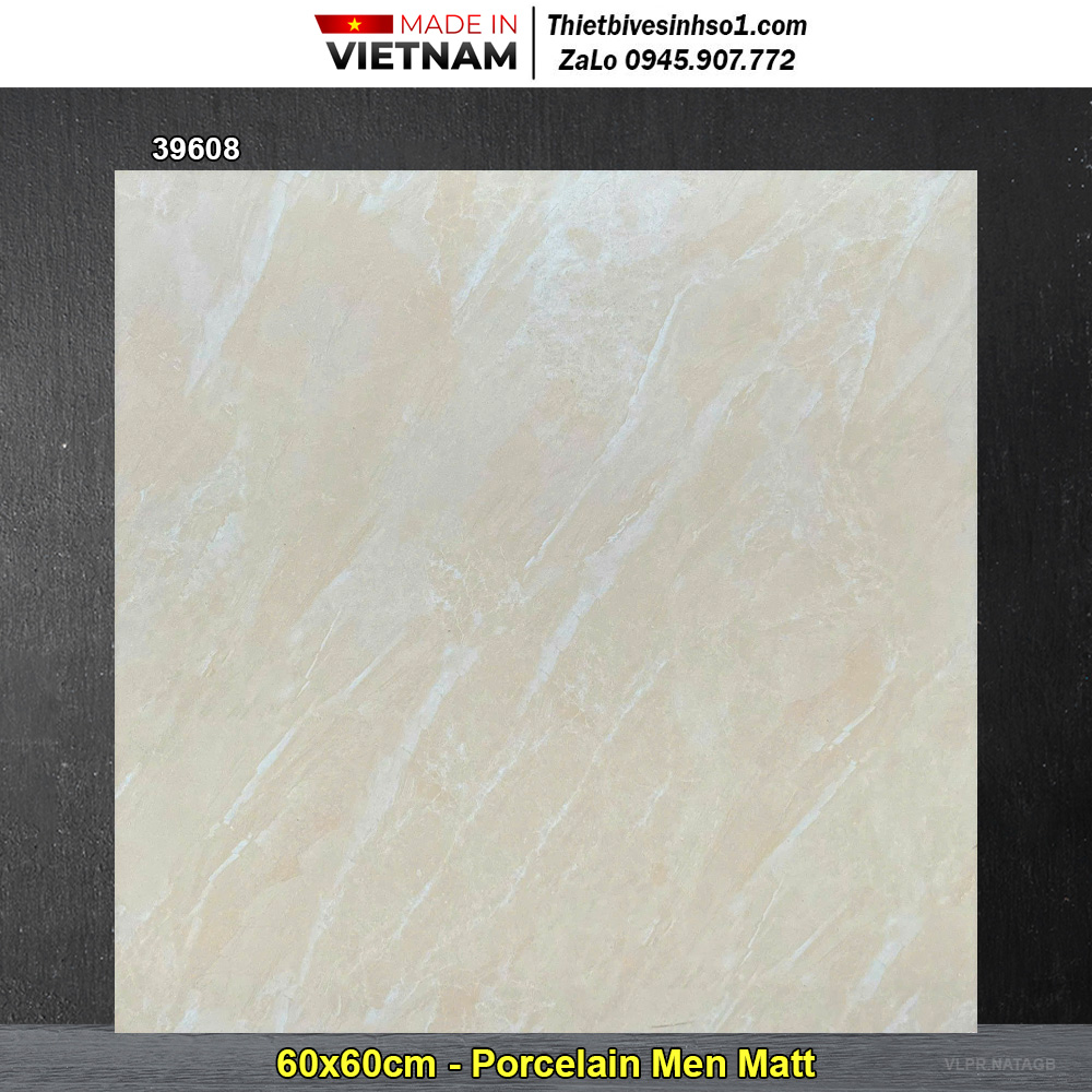 Gạch 60x60 Prime 39608 Vân Đá Vàng