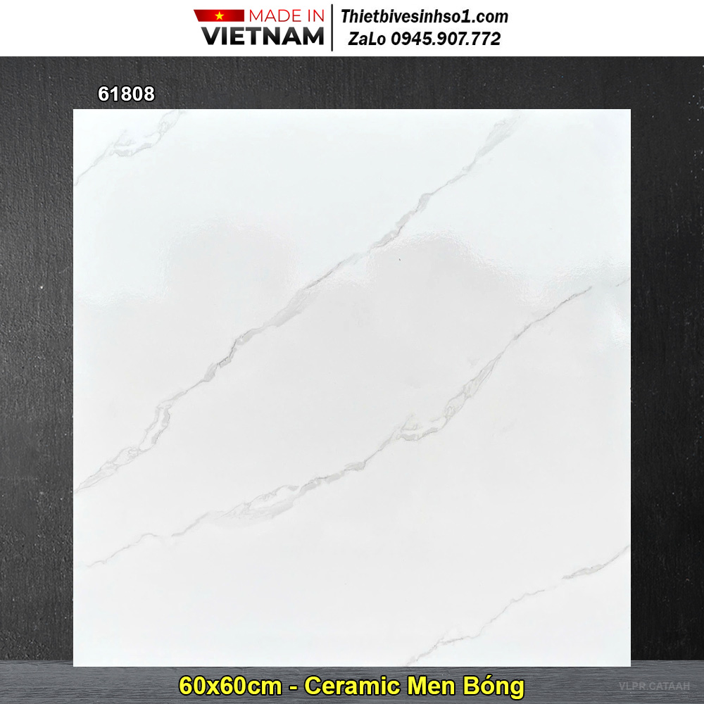 Gạch 60x60 Prime 61808 Trắng Khói