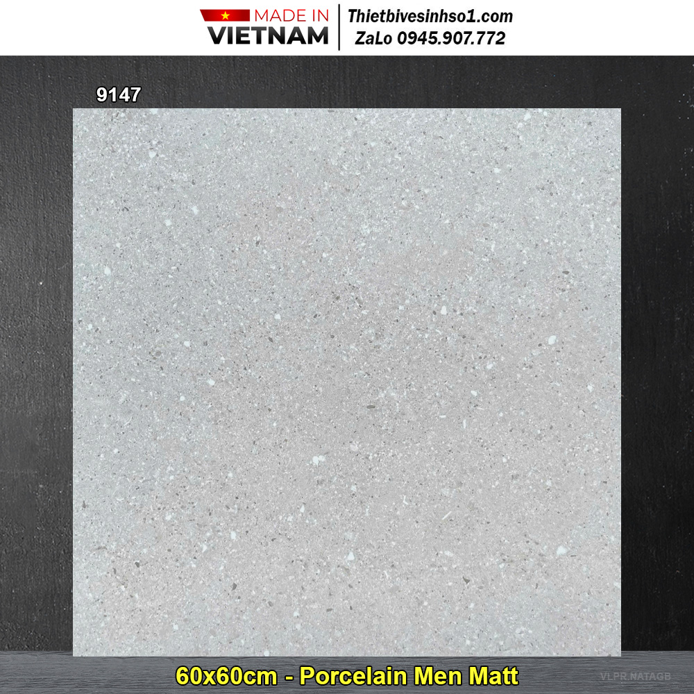 Gạch 60x60 Prime 9147 Vân Terrazzo