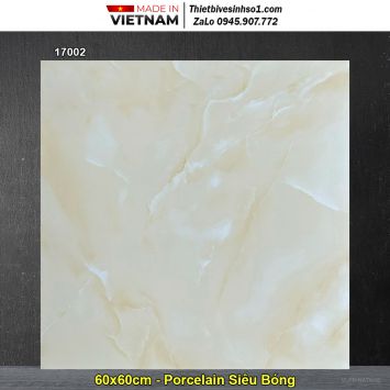Gạch 60x60 Prime 17002 Vân Đá Vàng