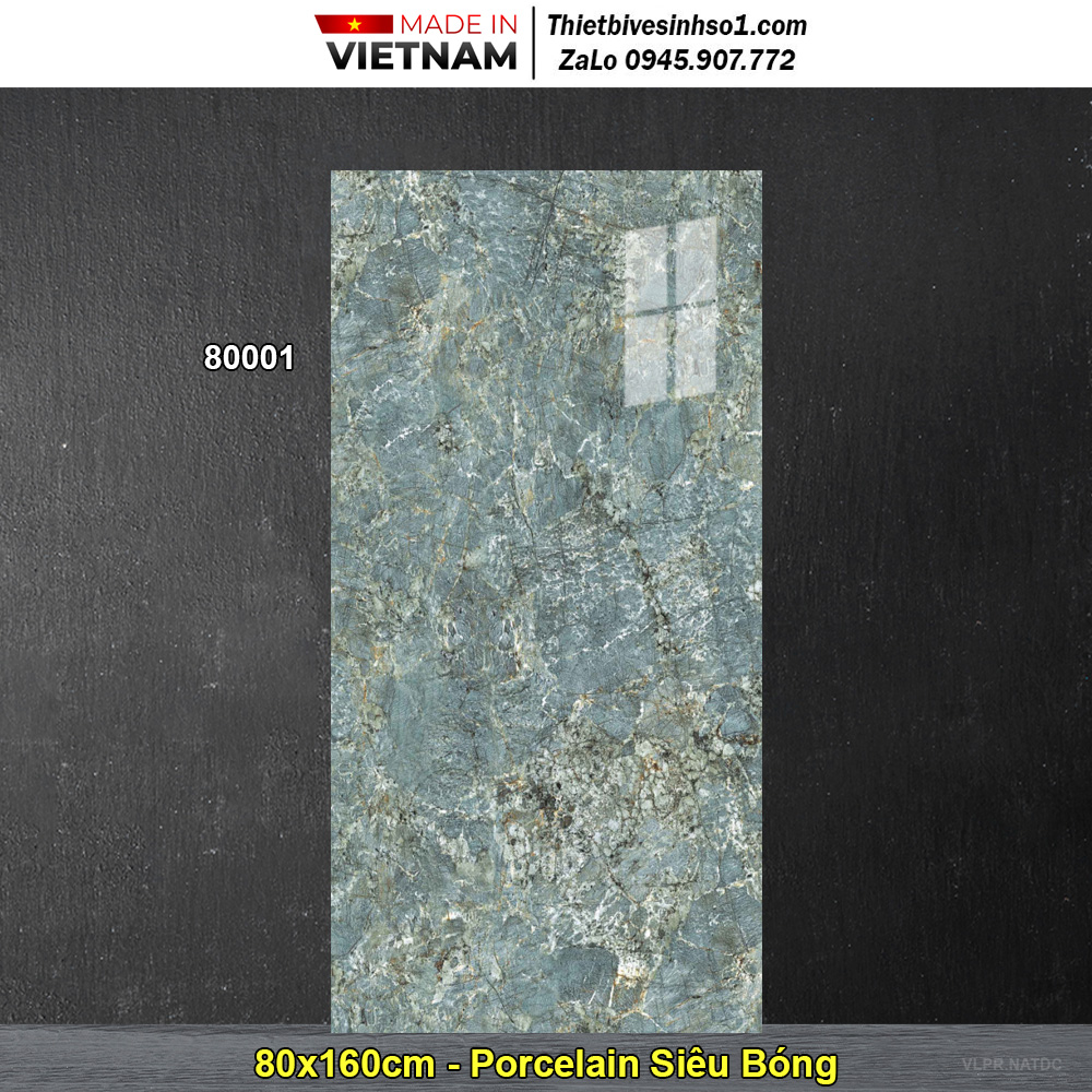 Gạch 80x160 Prime 80001 Vân Đá Xanh