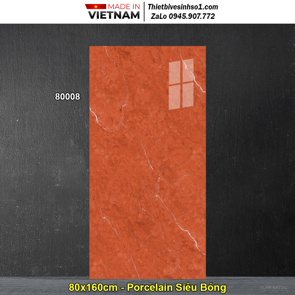 Gạch 80x160 Prime 80008 Vân Đá Đỏ