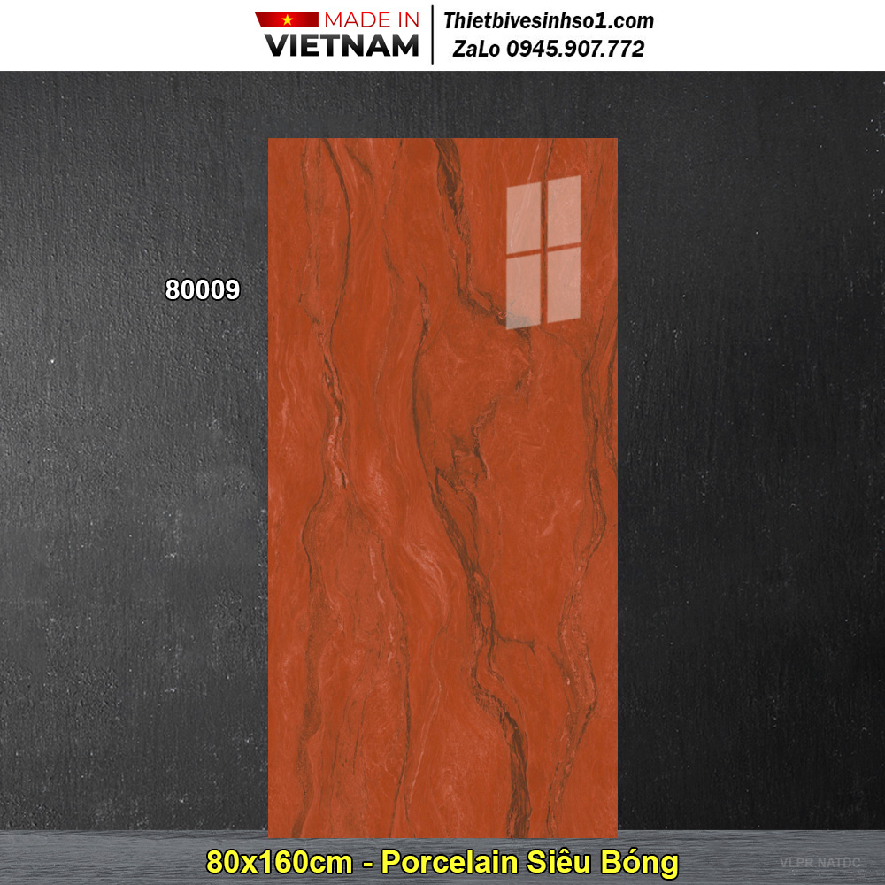 Gạch 80x160 Prime 80009 Vân Đá Đỏ