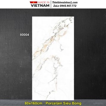 Gạch 80x160 Prime 80004 Vân Đá Trắng