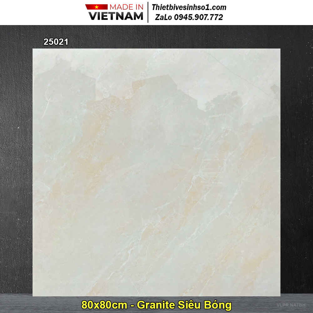 Gạch 80x80 Prime 25021 Vân Đá Vàng