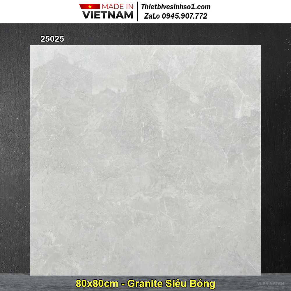 Gạch 80x80 Prime 25025 Vân Đá Xám