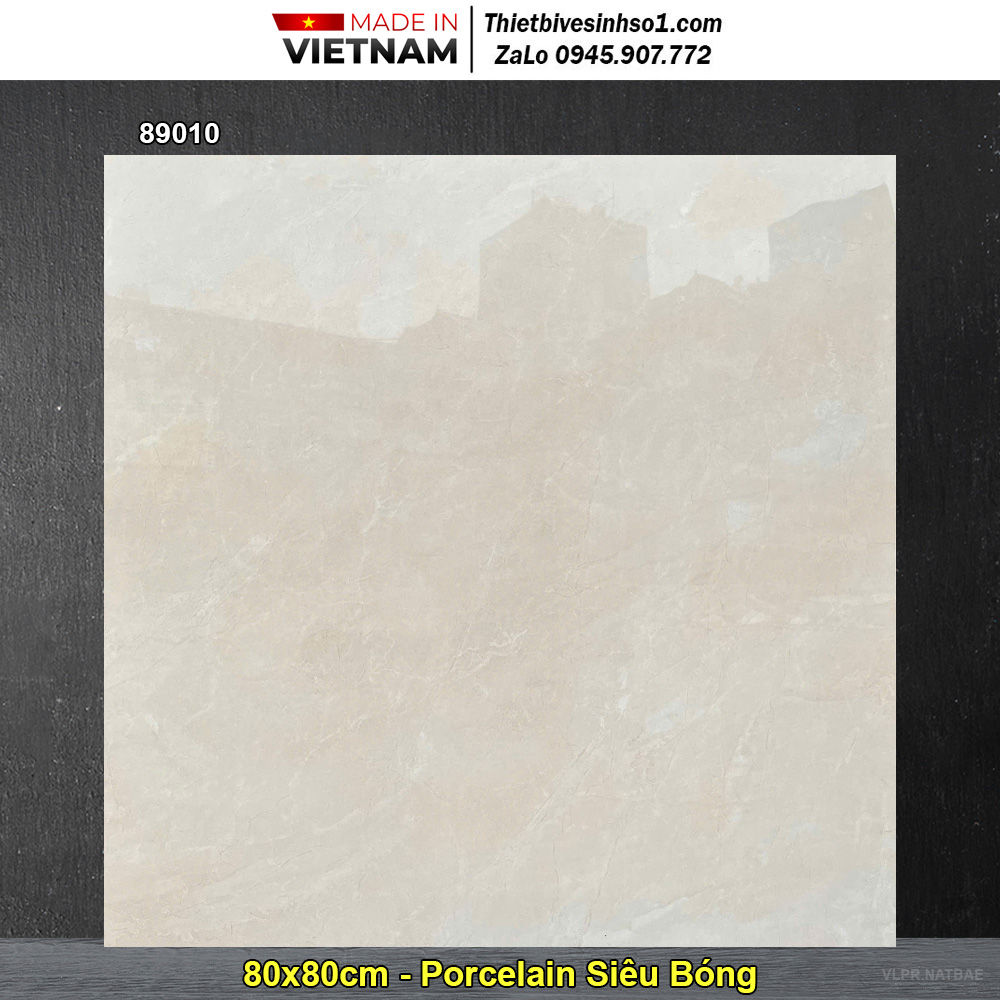 Gạch 80x80 Prime 89010 Vân Vàng Nhạt