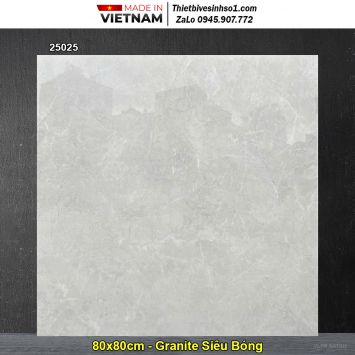 Gạch 80x80 Prime 25025 Vân Đá Xám