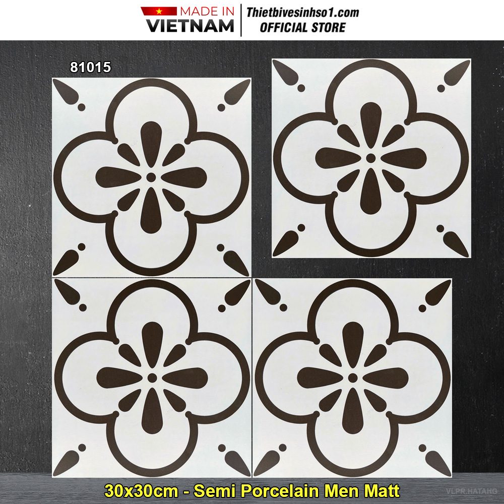 Gạch 30x30 Prime 81015 Bông Men