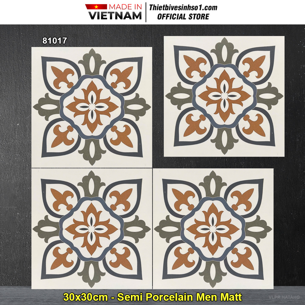Gạch 30x30 Prime 81017 Bông Men