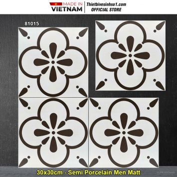 Gạch 30x30 Prime 81015 Bông Men