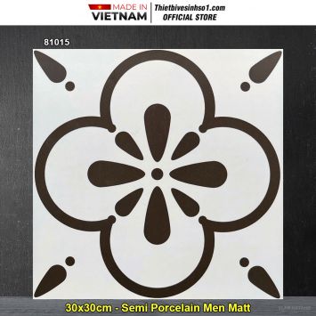 Gạch 30x30 Prime 81015 Bông Men