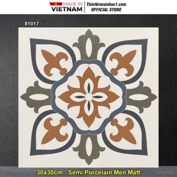 Gạch 30x30 Prime 81017 Bông Men