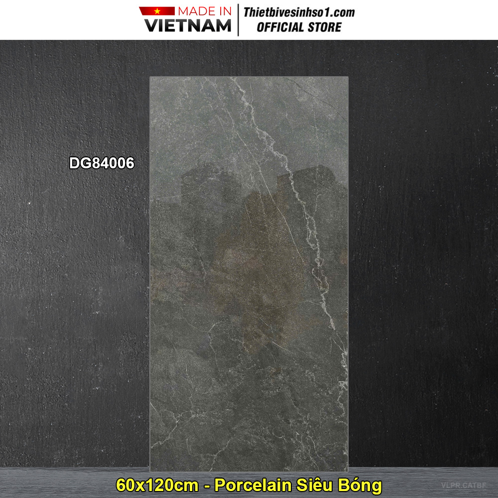 Gạch 60x120 Prime DG84006 Vân Đá Ghi